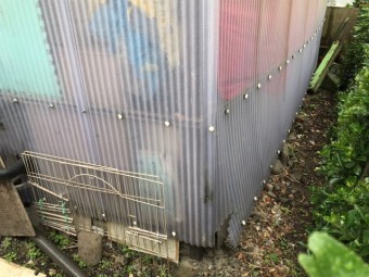 テラス屋根 施工前
