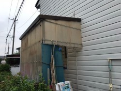 テラス屋根 施工前