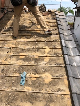 瓦屋根雨漏り修理