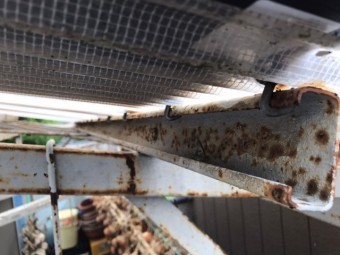 テラス屋根 施工前