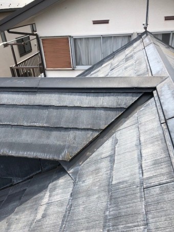 スレート屋根葺き替え