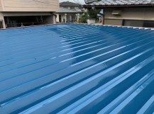 折板屋根の塗り替え