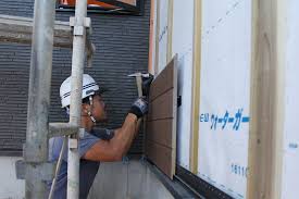 ブラウンの外壁材