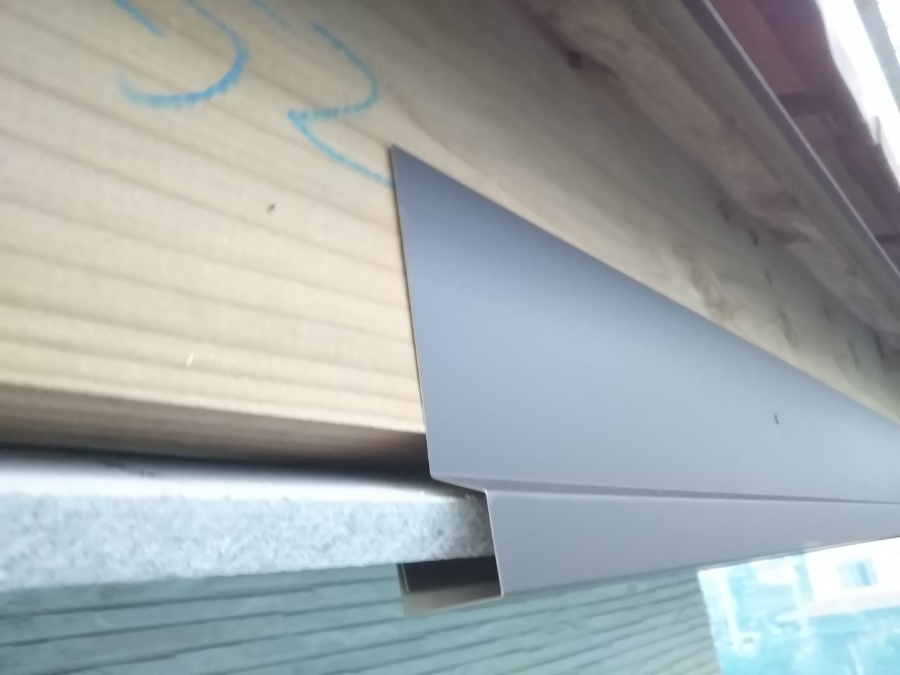 破風板、雨樋工事20181123