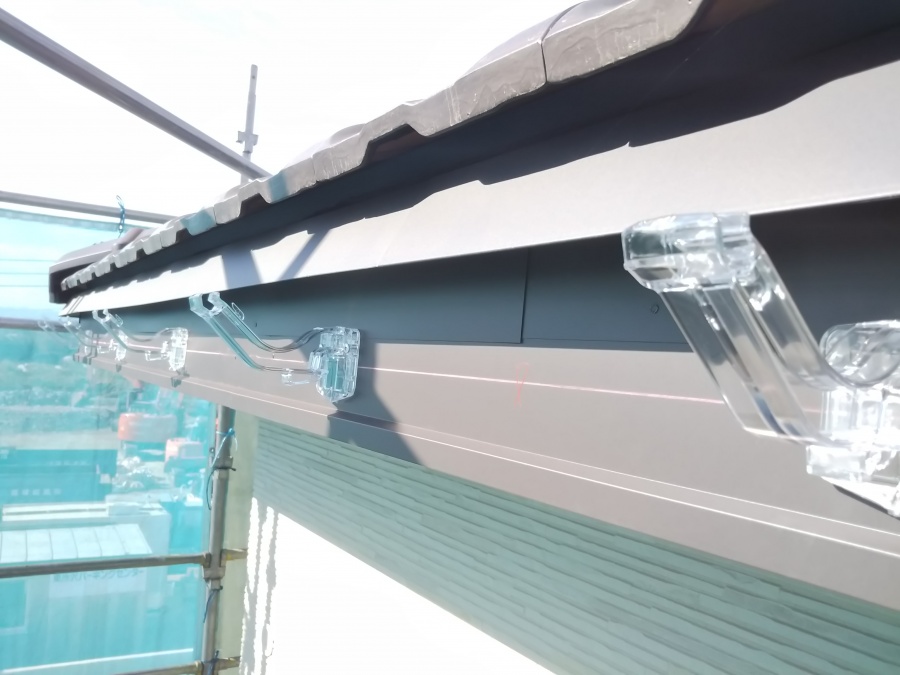 破風板、雨樋工事20181123