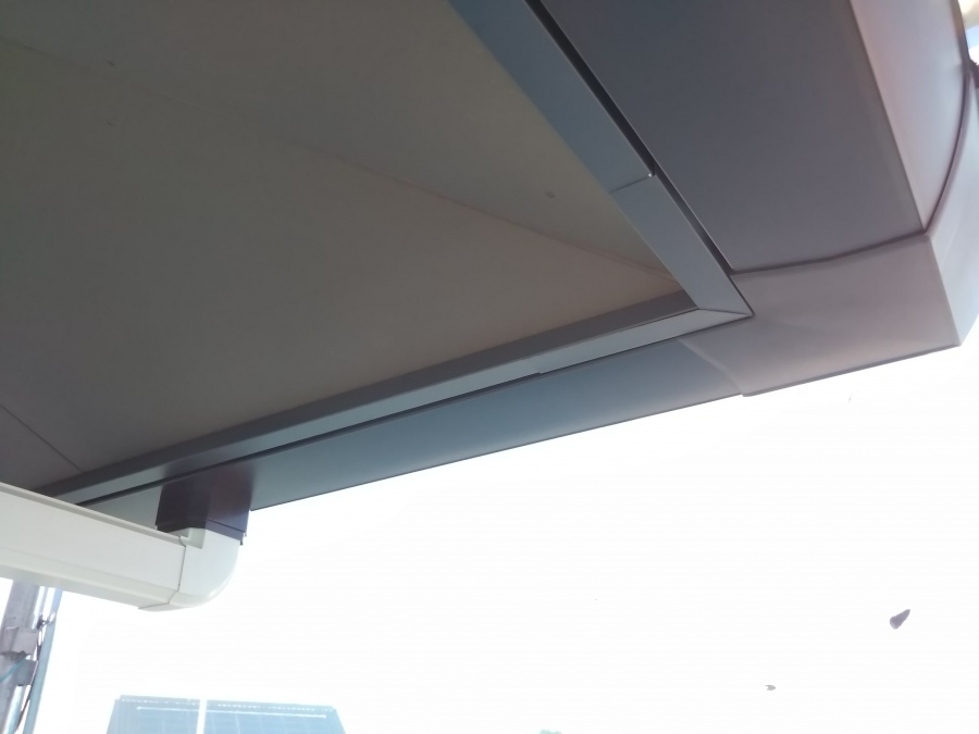 破風板、雨樋工事20181123